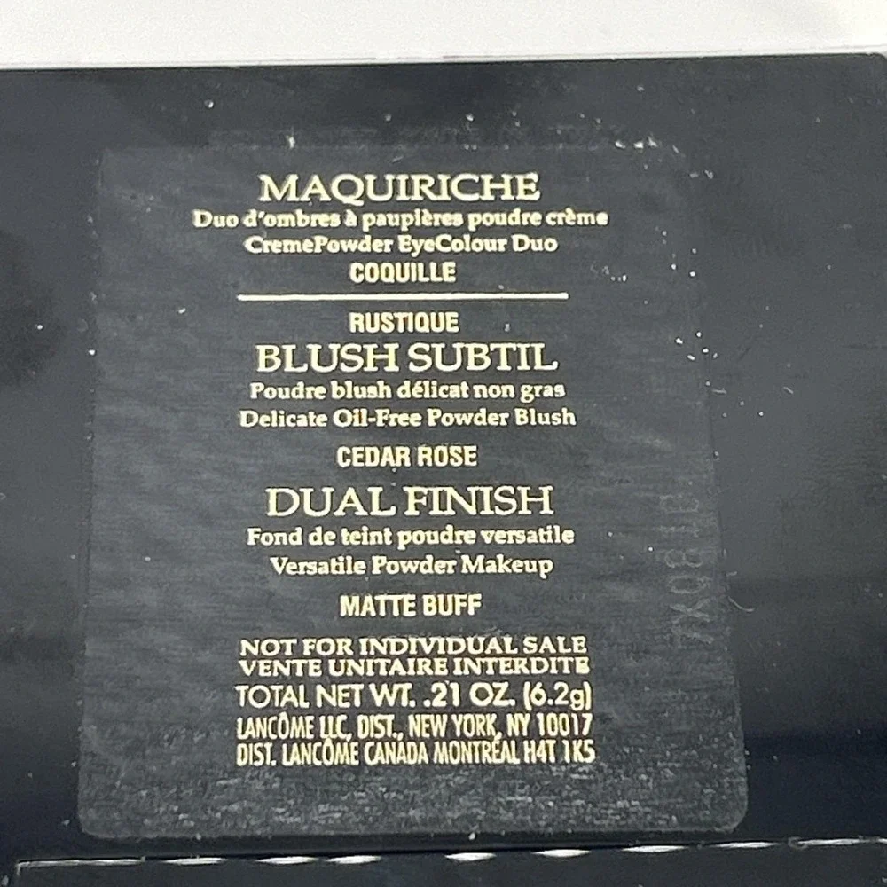 Lancome Maquiriche Blush Dual Finish Eye Creme Powder Eye Color Matte Buff 1